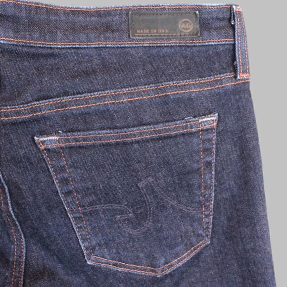 AG The Stevie Roll-Up Jeans in Dark Wash Women's Size 28 - Picture 6 of 10